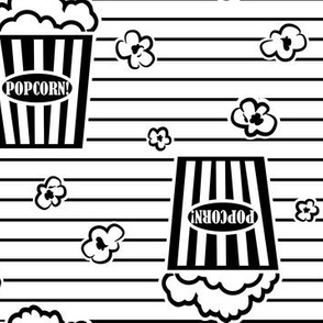 Movie Popcorn Stripe