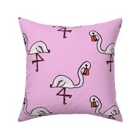 Flamingos in Repeat by Laci