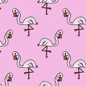 Flamingos in Repeat by Laci