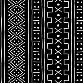 White on Black Mudcloth Inspired 2