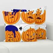 Jack O Lantern Pillow or  Treat Bags