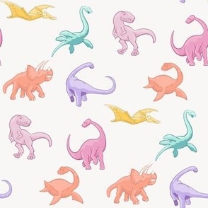 Dinosaurs are for Girls - Full Color, No Background