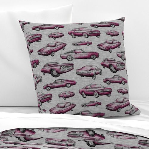 Muscle Cars - fuchsia