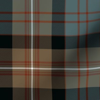 MacDonell of Glengarry tartan #2, 8" weathered