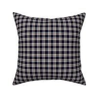 Thomson / Thompson mini  tartan, 1" reversed grey