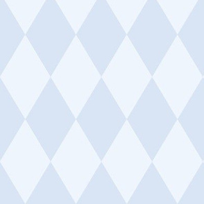 Harlequin Pattern: Light Chambray Blues Diamonds