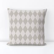 Harlequin Pattern: Warm Gray 2+4, Warm Grey Diamonds