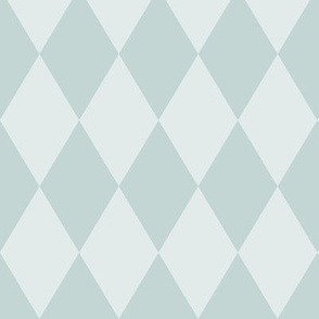 Harlequin Pattern: Watery  3, Aqua Blue Green Diamond Pattern