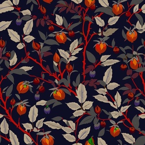 Fauve 1 - Botanical Pattern  