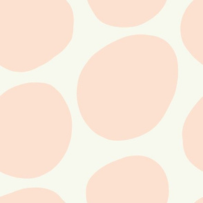 Mod Dots-Pale Pink  + Ivory