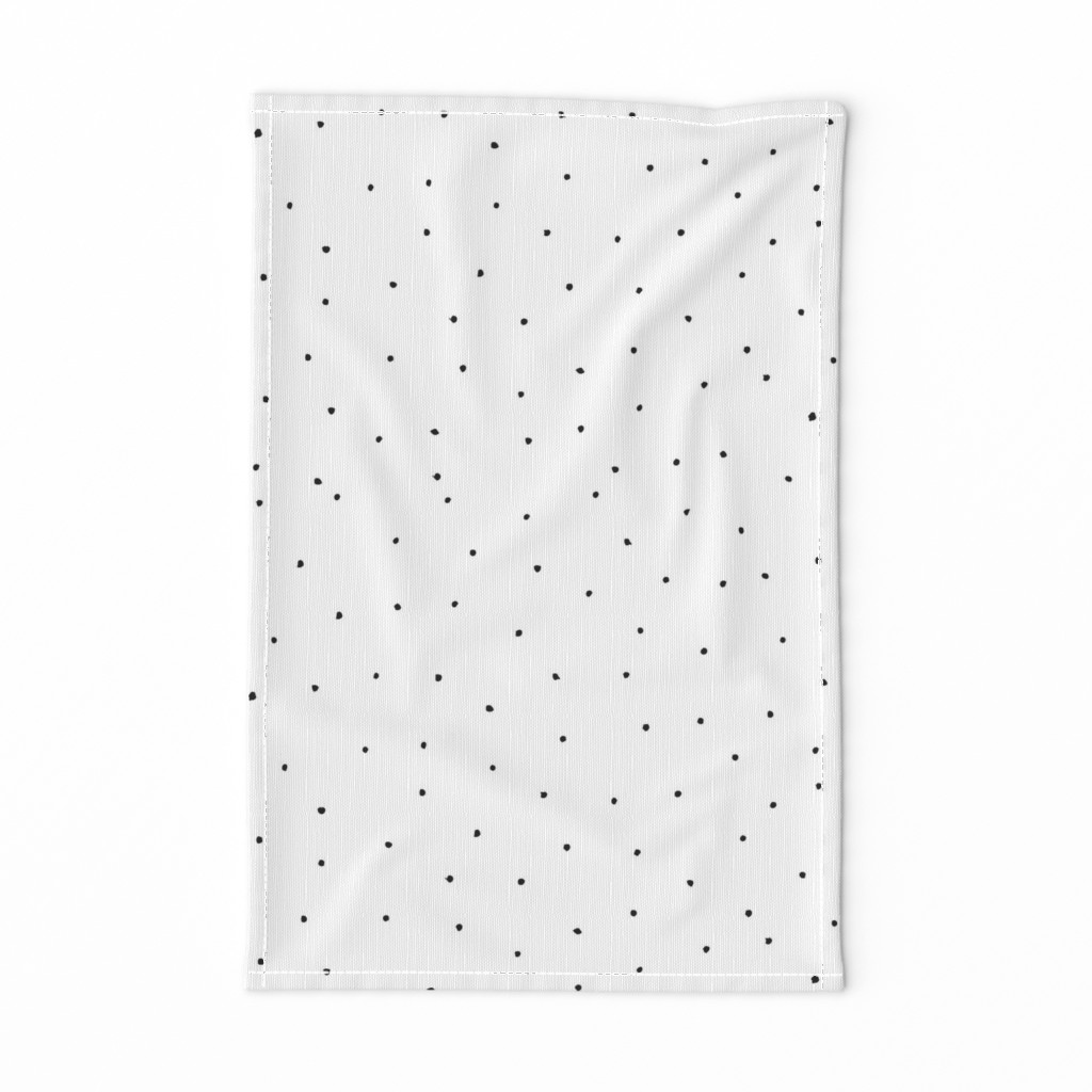 Tiny Dots Black and  White by Friztin