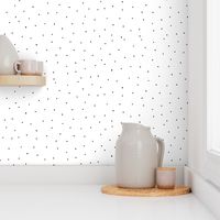 Tiny Dots Black and  White by Friztin