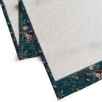 Fable floral (teal) MED