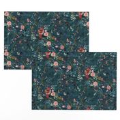 Fable floral (teal) MED