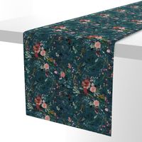 Fable floral (teal) MED