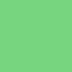 HCF21 - Rustic Green Pastel Solid, hex code 78d57f