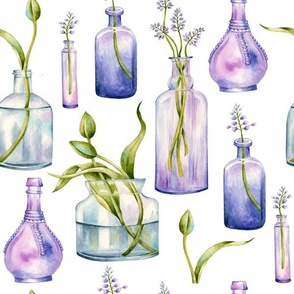 lavender bottles