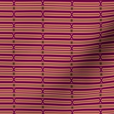 Broken Horizontal Stripe in wine and chocolate © Gingezel™ Inc. 2011