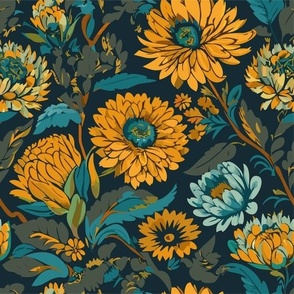 Bess 1 - Floral pattern