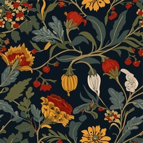 Belma 1 - Floral pattern