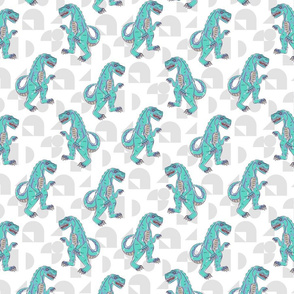 T-rex boyish pattern