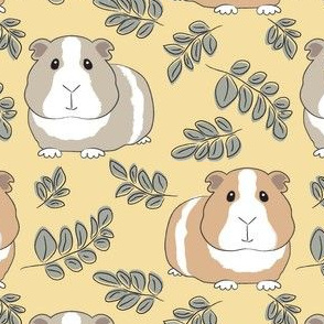 large guinea-pigs-with-leaves-on-cream