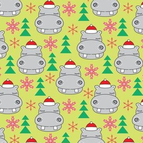 hippos-with-santa-hats-on-lime