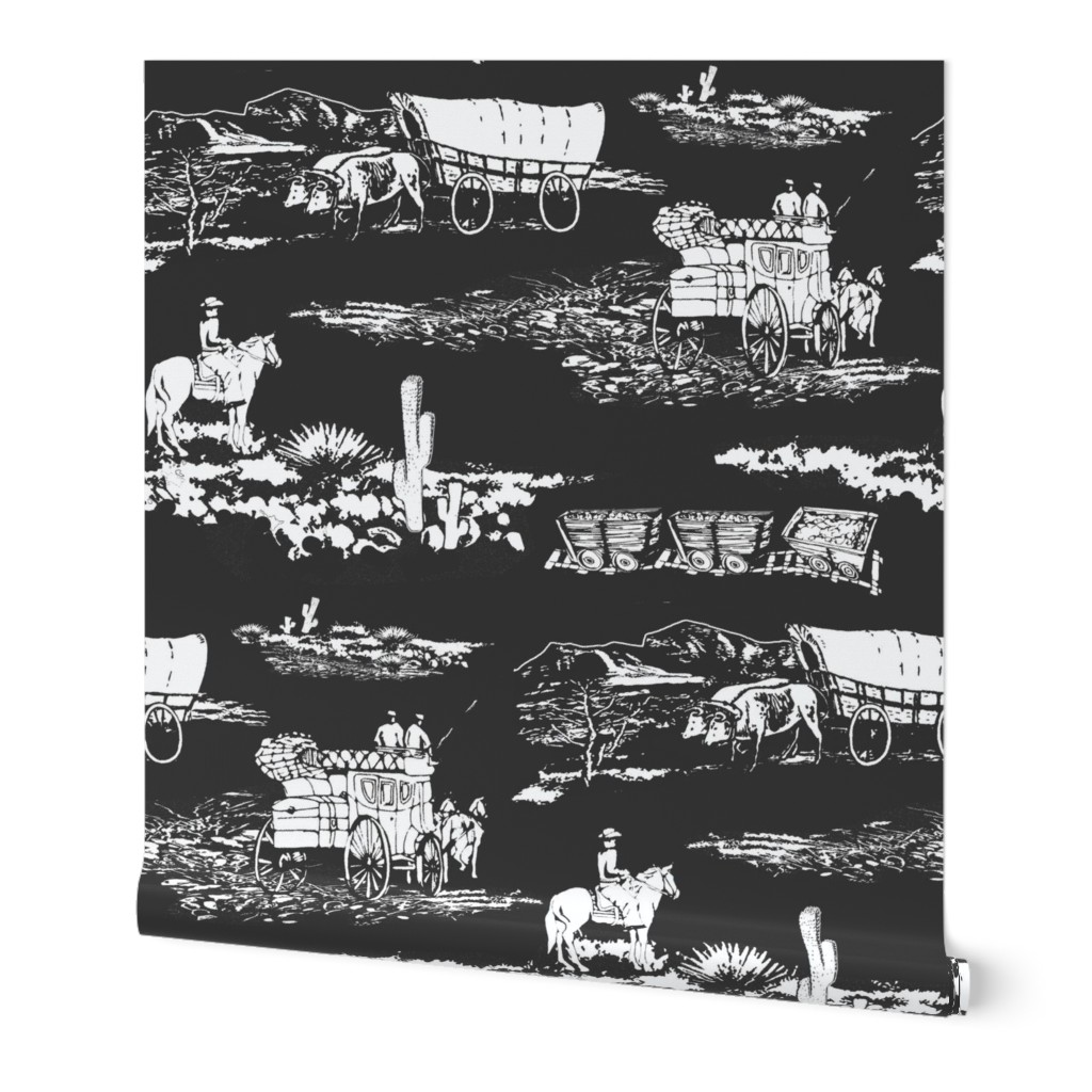 Western Wheels Toile