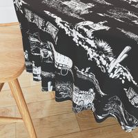 Western Wheels Toile