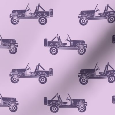 jeeps - purple on purple