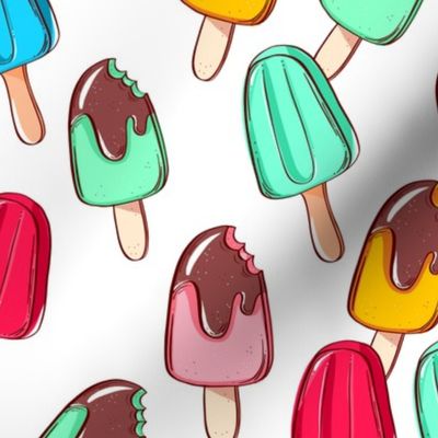 Ice cream pattern.