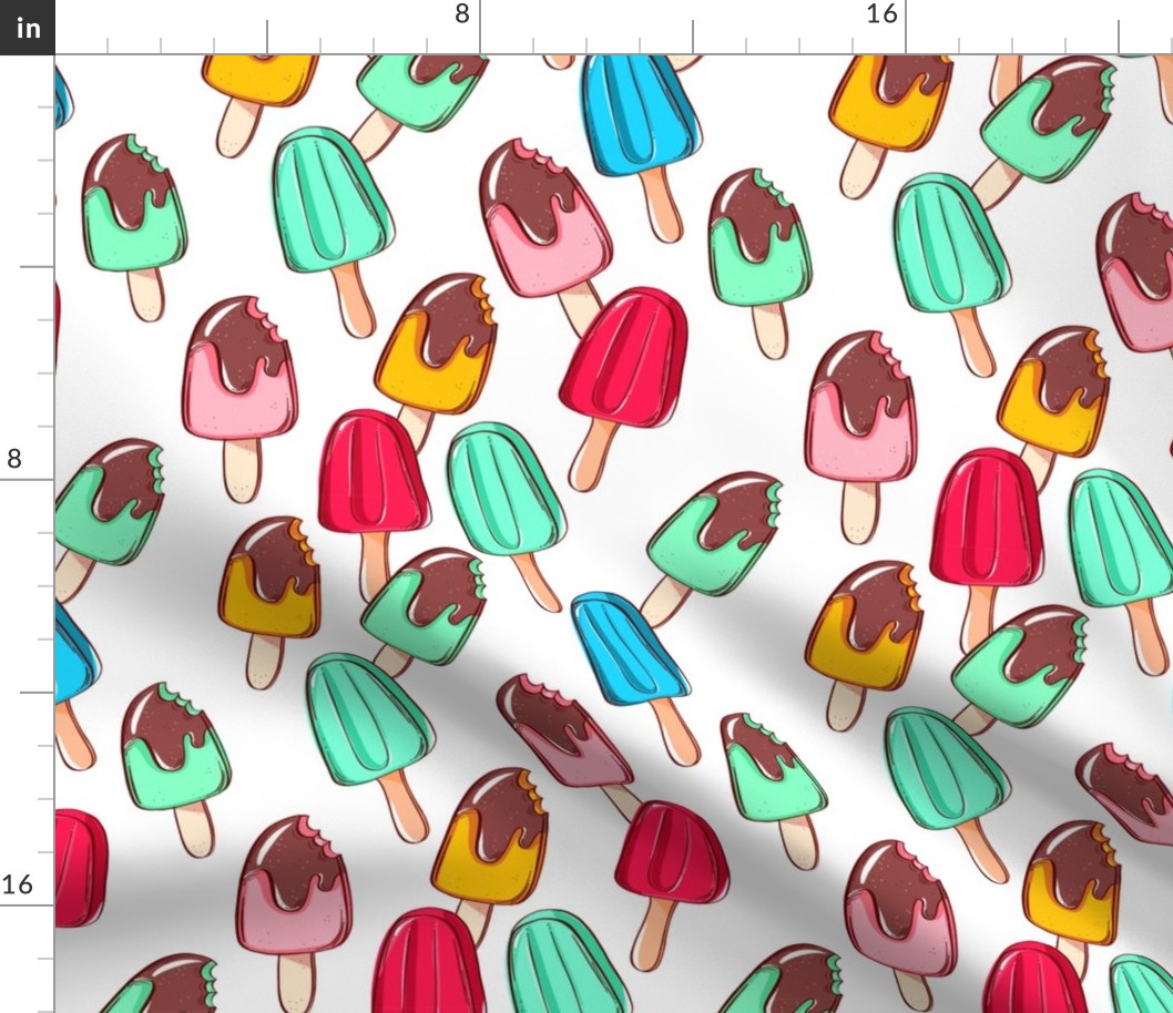 Ice cream pattern.