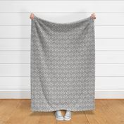 Gray damask pattern