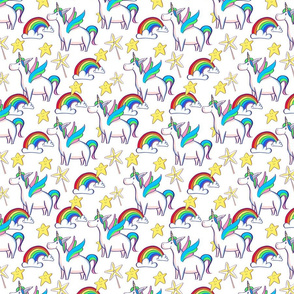 Unicorns and rainbows