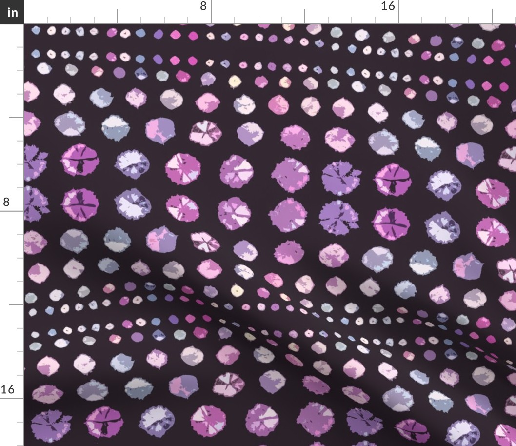 Shibori Abstract - Magenta Swirls 