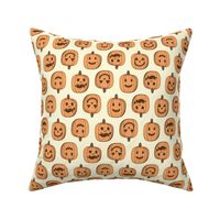 Happy Little Pumpkin Heads - Autumn Orange