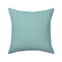 Hand Drawn Dots on Teal