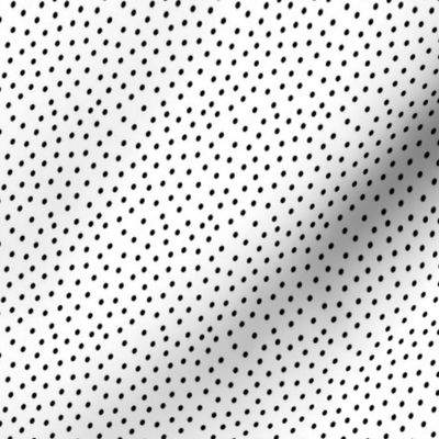 tiny black dots on white