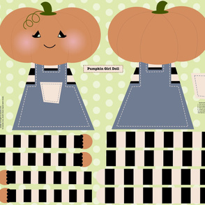 Pumpkin Girl Doll
