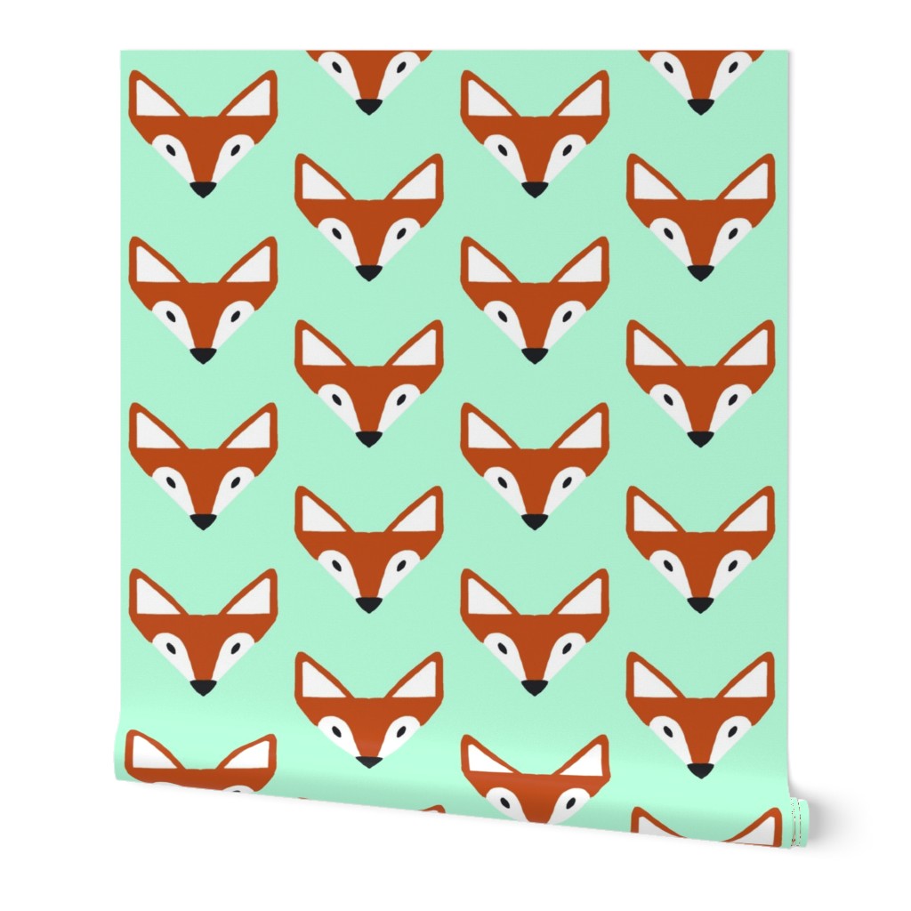 triangle fox in mint