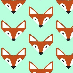 triangle fox in mint