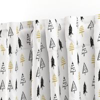 Christmas Trees – Black + Gold