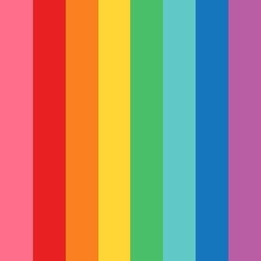 XXL rainbow fun stripes no2 1in vertical