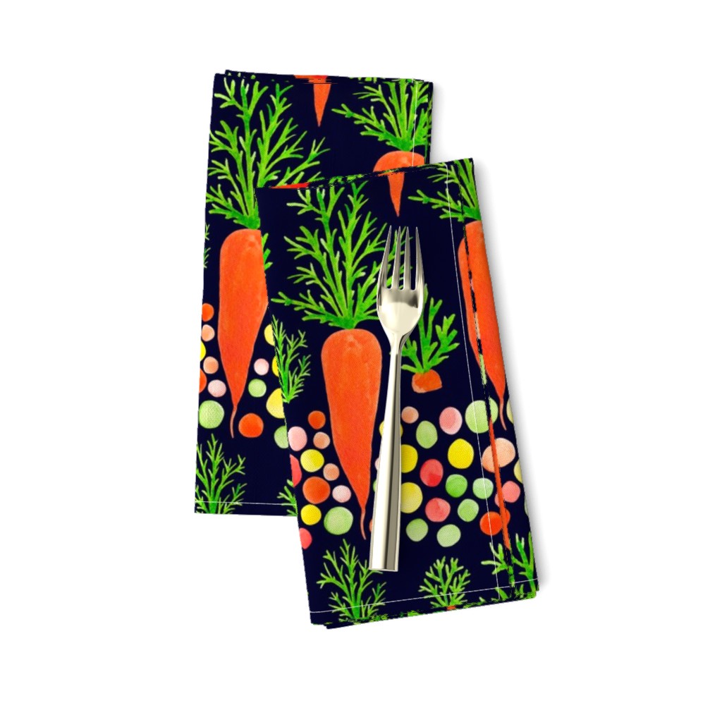 Bright pattern with carrots