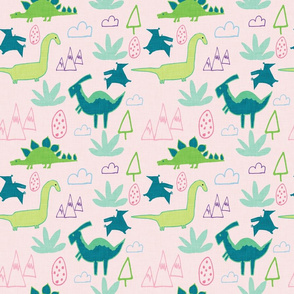 Dino Land Pink