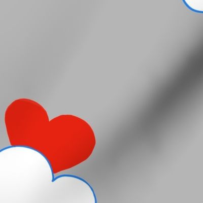 Cloud Heart Cloudy Grey Sky