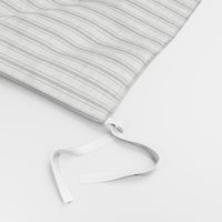 Mattress Ticking Narrow Striped Pattern in Dark Black and White