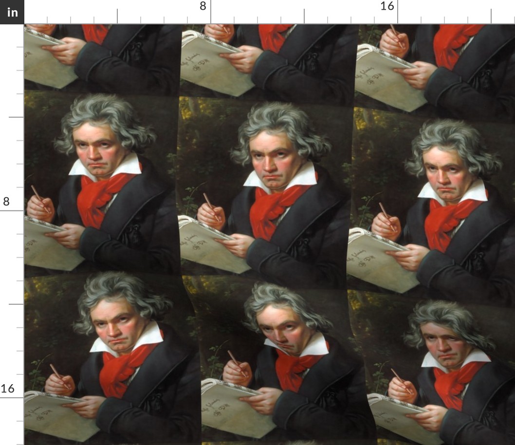 Ludwig van Beethoven famous portraits music musician German composer pianist classical romantic musical sheets 18th century 19 century victorian baroque historical