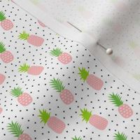 tiny pineapples plus crosses + pink :: fruity fun