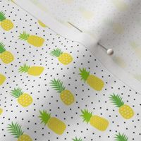 tiny pineapples plus crosses + yellow :: fruity fun